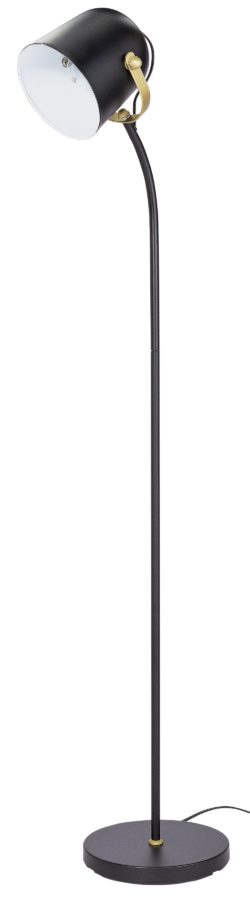 Collection - Cooper Brass - Floor Lamp - Black